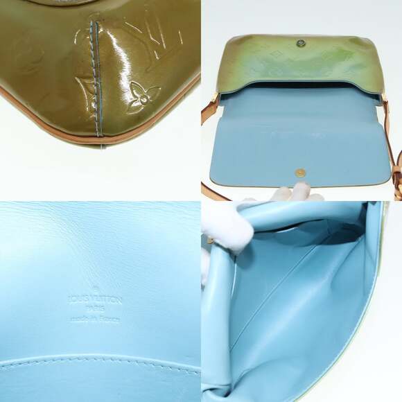 LOUIS VUITTON Monogram Vernis Thompson Street Bag Baby Blue M91009 - Picture 11 of 12